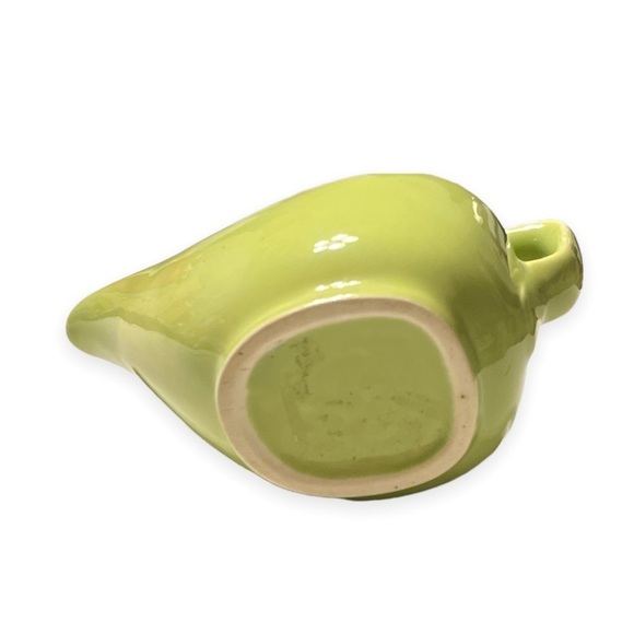 Vintage Harmony House Chartreuse Creamer Sears and Roebuck Gravy Boat Decor - Picture 3 of 4